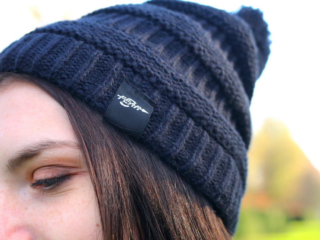 Warmest Plush Insulated Cuff Knit Pom Women Winter Beanie Hat Warm Wool Insulated Cap Winter Beanie Hat